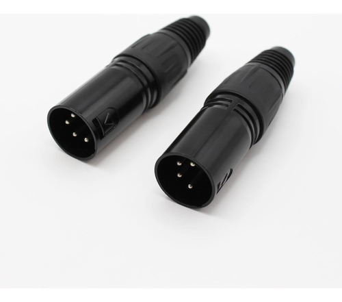 Conector De Cable Xlr De 4 Pines, Conector Macho De 4 P...