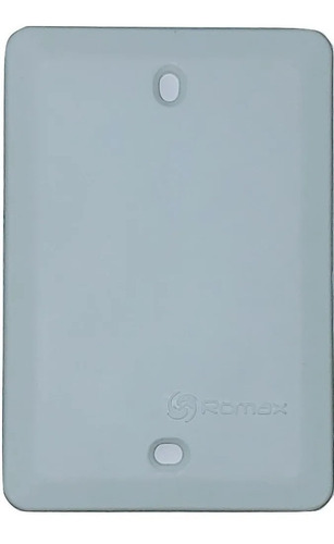 Pack X10 Tapa Ciega Rectangular Para Caja De Luz 11x7.5 Bco