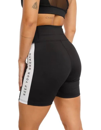 Imagen 3 de 6 de Calza Corta Deportiva Drb Angelina Mujer Biker Short