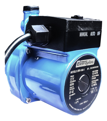 Motobomba Pressurizadora Eletroplas 120w Epr-18a-1