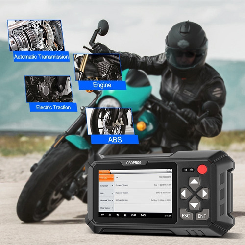 Escáner De Motocicleta De Sistema Completo Obdprog Moto 100