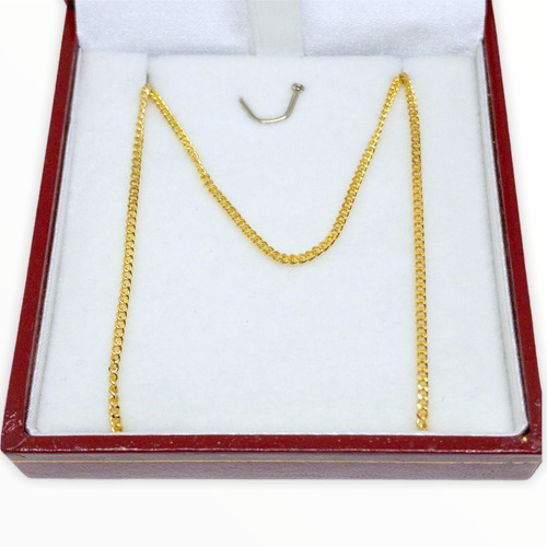 Cadena Oro 18k. Groumet 3.1g 0.40 X 40cm Garantia-envio