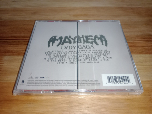 Lady Gaga (bruno Mars) - Mayhem - Cd Estándar