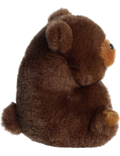 Oso de peluche Aurora® Round Rolly Pet Brambles con forma de oso pardo