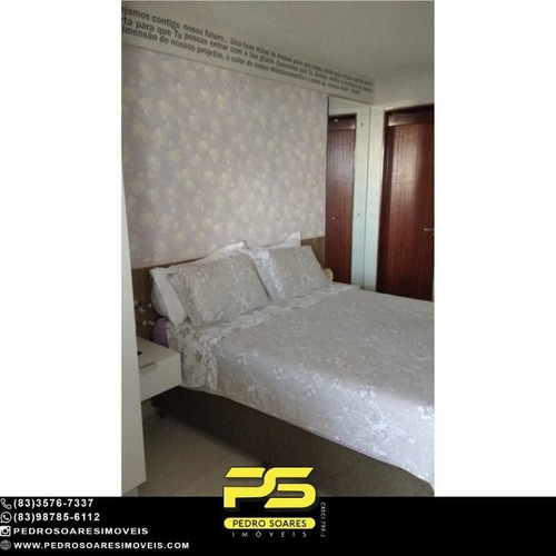 Imagem 14 de 15 de (projetados) Apartamento Com 3 Dormitórios À Venda, 114 M² Por R$ 500.000 - Bessa - João Pessoa/pb - Ap5371