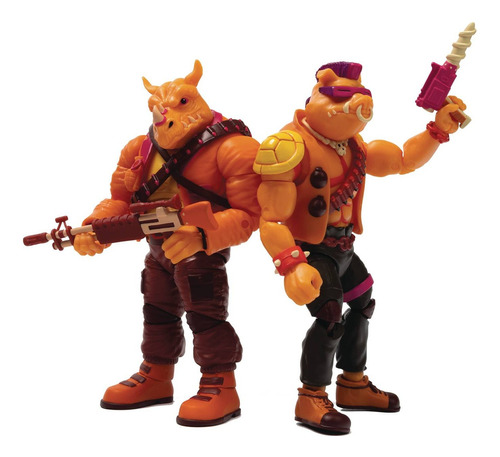 Tmnt Bst Axn Bebop & Rocksteady Arcade Flashing 2-pack Sdcc