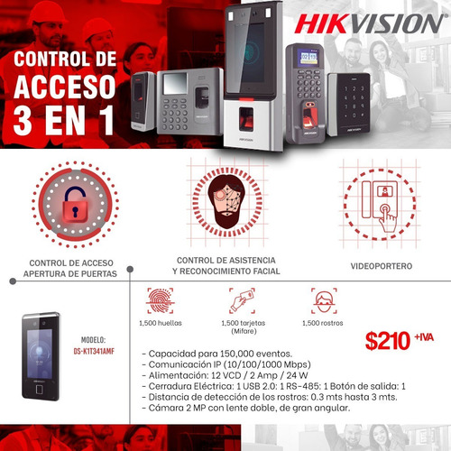 Imagen 7 de 9 de Video Portero Electrico Hikvision Ip Wifi App Llamada