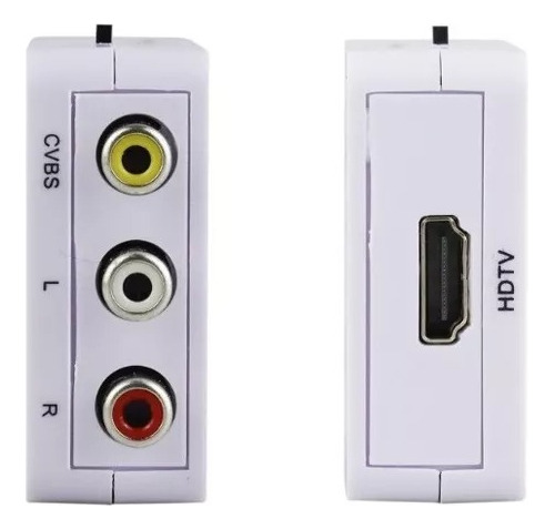 Mini Convertidor Hdmi A Rca Av Audio Video