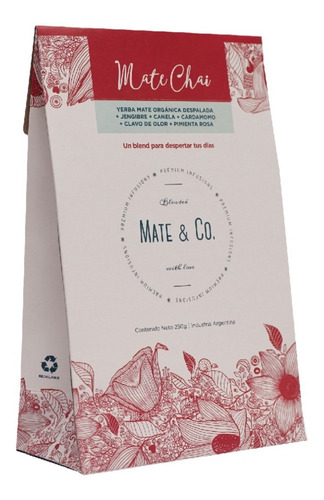 Yerba Mate De Autor Blend Mate Chai Mate&co Bolsa 240 Gr