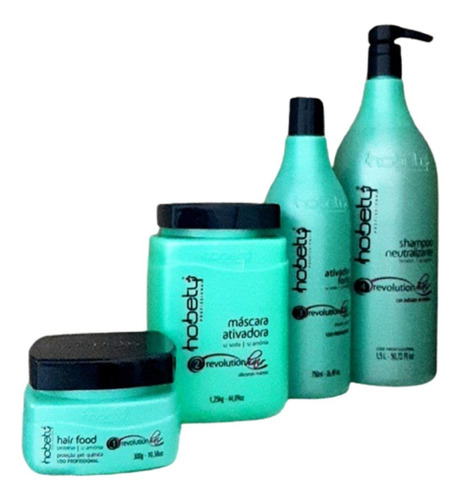 Imagem 3 de 10 de Guanidina Kit Revolution Hair Relaxamento