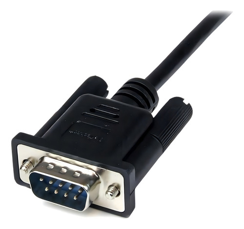 Cable Modem Startech Serial Db-9 Macho A Hembra 1 Metro /vc Color Negro