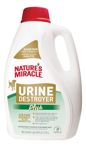 Nature's Miracle Destructor De Orina Plus Dog, 128 Onzas, Re