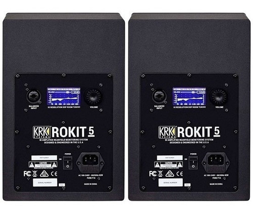 Imagen 2 de 5 de Monitores De Estudio Krk Rokit 5 G4 - 55w (par)