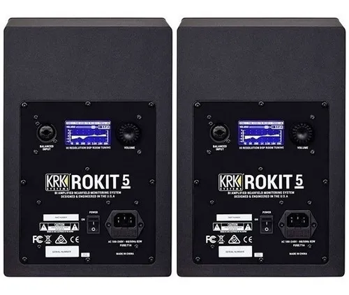 Monitores De Estudio Krk Rokit 5 G4 - 55w X2 (par)