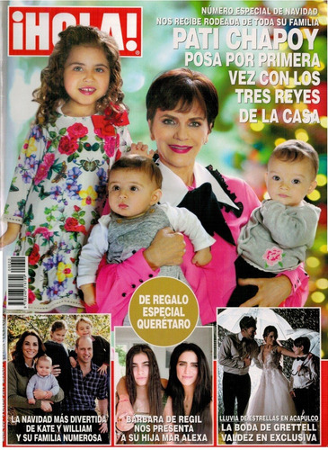 Paty Chapoy Revista Hola & Grettel Valdez Barbara Del Regil (Usado)