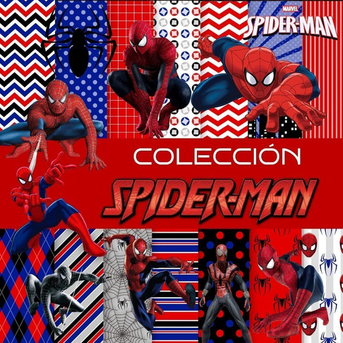 Kit Colección Hombre Araña Clipart Y Papeles Spiderman