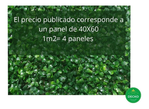 Imagen 2 de 7 de Jardin Vertical Panel Cesped Artificial