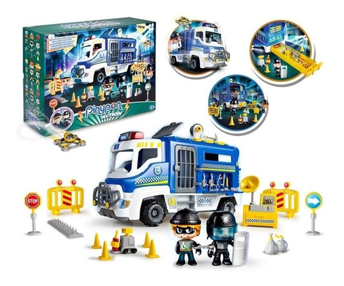 Pinypon Action Furgon + 2 Figuras De Operaciones Especiales