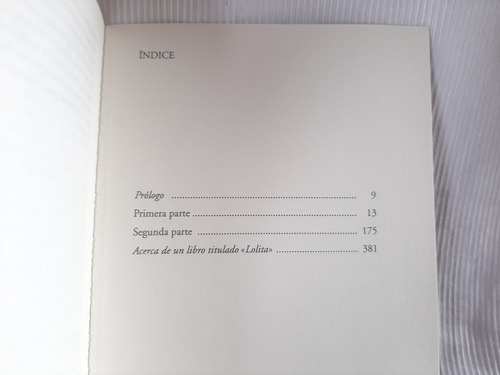 Lolita Vladimir Nabokov Anagrama