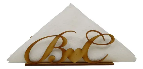 comprar Servilletero Iniciales Personalizado Fibrofácil X20 Unidades