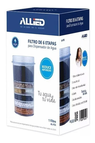 Filtro De Agua Purificador De Carbon Multietapas Dimm