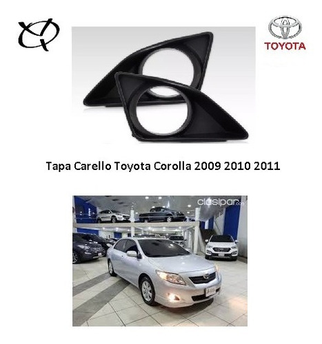 Tapa Carello Toyota Corolla 2009 2010 2011