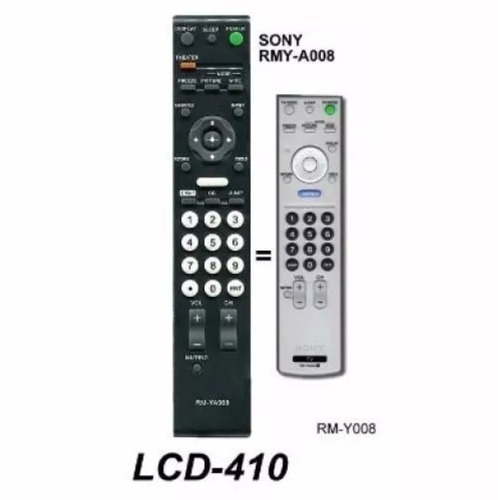 Control Remoto Para Sony Lcd Led Tv Rm-ya008 3164 Con Pilas