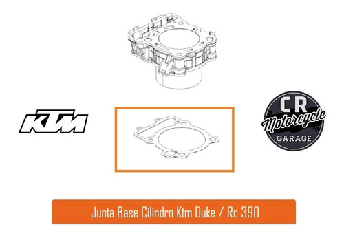 Junta Base Cilindro Ktm Duke / Rc 390 Original - Cr Garage