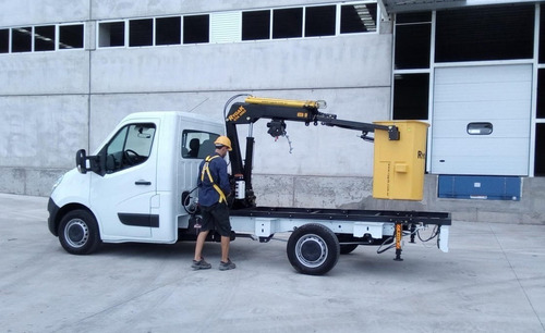 Hidrogrúa Electro Hidráulica Barquilla Elevador Grúa Liviana