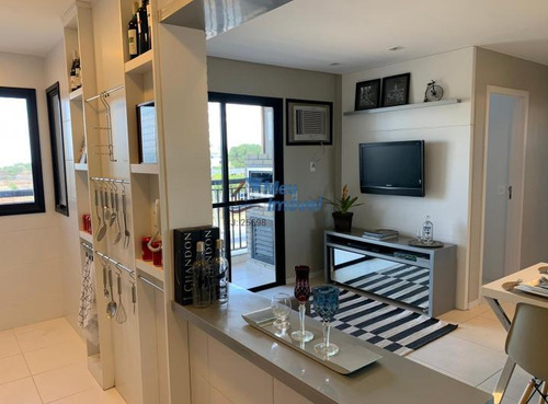 Apartamento À Venda 2 Quartos, 1 Suíte, 1 Vg, Desoc, Mobiliado, Lazer Completo- Qsf-1, Taguatinga Sul - Df.