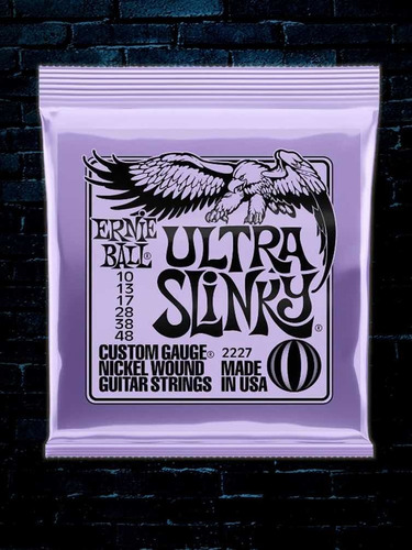 Cuerdas De Guitarra Eléctrica Ernie Ball Ultra Slinky 10-48