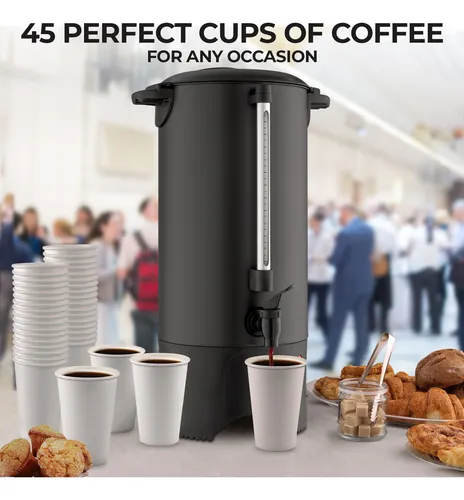 Cafetera Zulay Commercial De Acero Inoxidable Para 45 Tazas