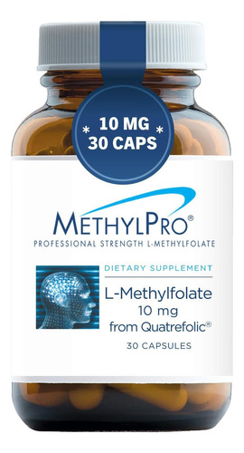 Metilpro 10mg Quatrefólico L Metilfolato (30 Cápsulas) Suple