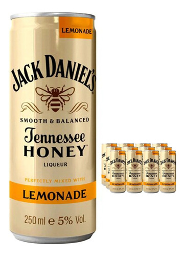 Jack Daniel Honey 250ml X 12 Unidades. Envio Gratis