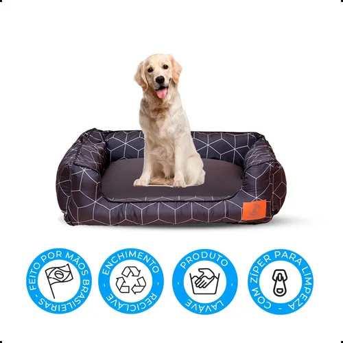 Cama De Cachorro Caminha Golden Retriever Grande Premium Gg