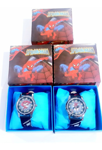 Reloj Spiderman Niño Con Caja