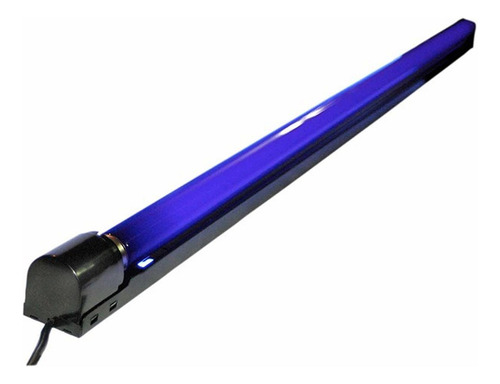 Tubo Ultravioleta 120cm Fiesta Fluor Luz Negra Neon Con Base