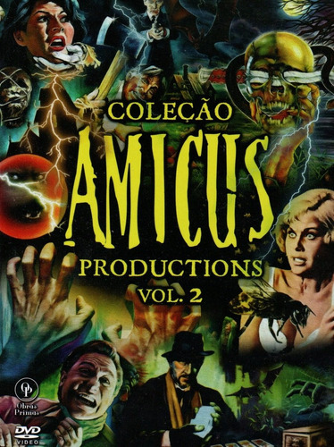 Dvd Box Colecao Amicus Productions 2 - Opc - Bonellihq Z20