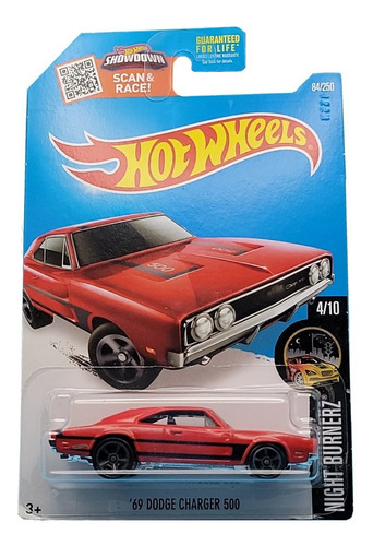 Carro Hot Wheels Dodge Charger 500 1969 Coleccionable