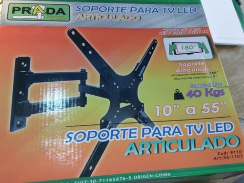 Imagen 3 de 6 de Soporte Tv Movil Articulado 10 A 55 Soporta Hasta 40kg