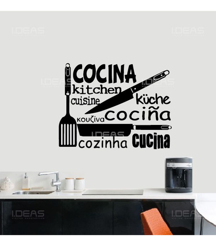 Vinilo Decorativo Taza De Café Coffe Para Cocina 