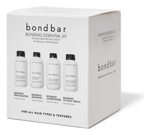 Kit Essencial Bondbar Bonding, Contém Pré-shampoo, Shampoo,
