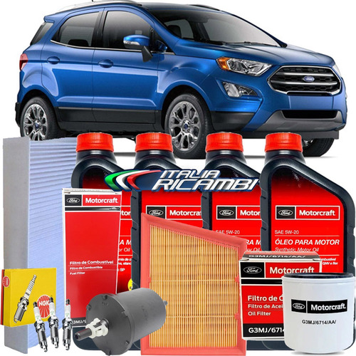 Kit Revisão 80.000 Km Ford Ecosport 1.5 2017 2018 2019 2020