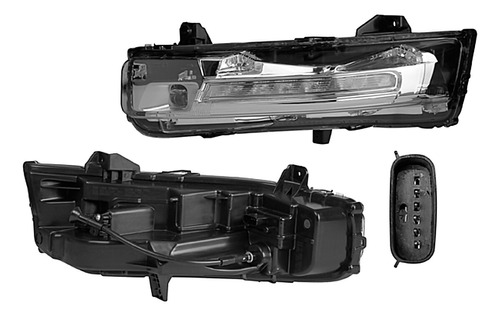 1- Faro Niebla Del Izq C/lupa Ford Mustang 18/22 Tyg