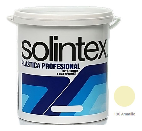 Pintura Caucho Plastica Profe Amarillo Solintex 1gln