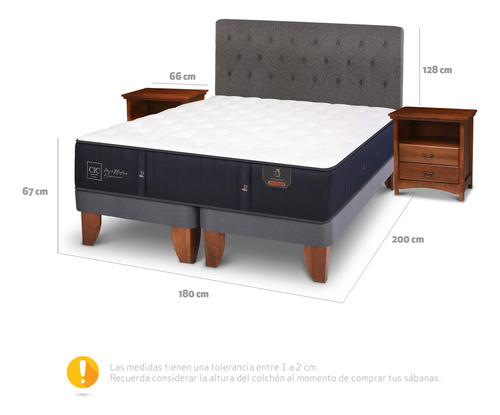 Cama Europea Azul