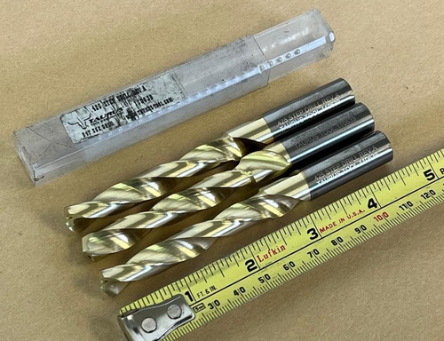 Lot Of 3: Taurus .425 Step Drill 110639, 1/2 Shank Dia Ccf