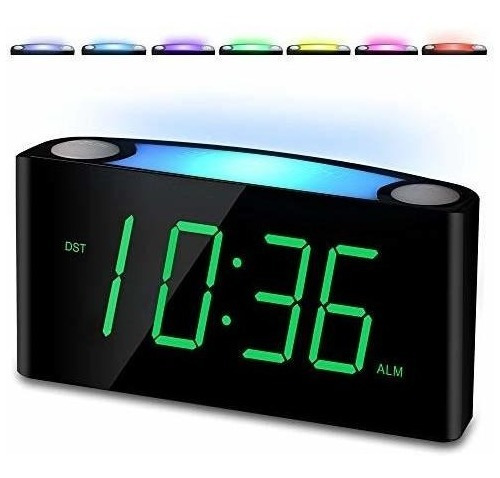 Reloj Despertador Pantalla Digital Led Grande De 70 En Luz N