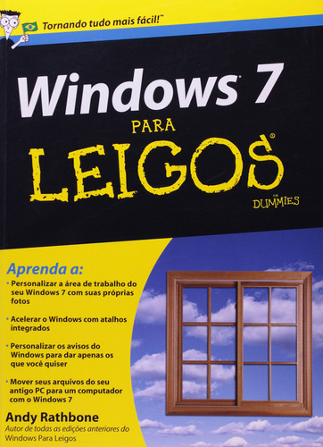 Windows 7 Para Leigos, De Andy Rathbone. Editora Alta Books, Capa Mole Em Português