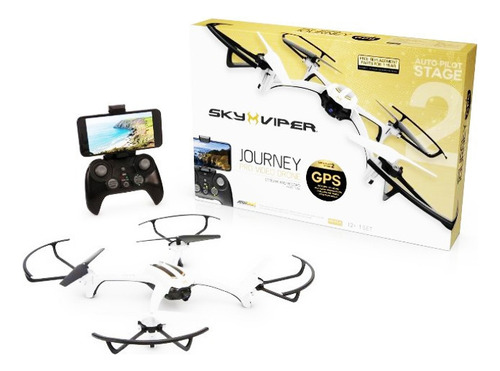 Drone Sky Vyper Journey Pro Video Gps Color Blanco